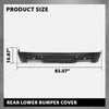 G-PLUS Rear Lower Bumper Cover Fascia, Compatible with Ford Explorer Limited/Platinum/Sport Sport Utility 4-Door 2018-2019, FO1115139, JB5Z17K835DA