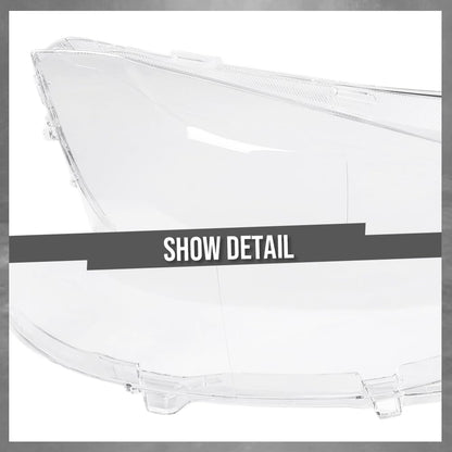 G-PLUS Headlight Lens Cover Compatible with BMW F34 GT 330i 340i 2017-2019 Left & Right Pair Front Headlamp Lens Cover Clear