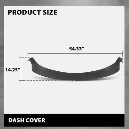 G-PLUS TPE Molded Dash Cover Cap Black Compatible with Chevy Cavalier 1995 1996 1997 1998 1999 2000 2001 2002 2003 2004 2005