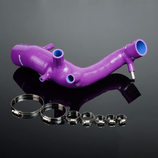 G-PLUS Silicone Induction Intakepipe Hose Kit Clamps Compatible With VW MK4 1J Beetle/Golf GTI (Purple)
