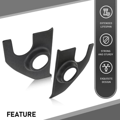 G-PLUS Speaker Kick Panels Pair Black Compatible with Chevy C30 C20 C10 Pickup Suburban Blazer 1967-1972