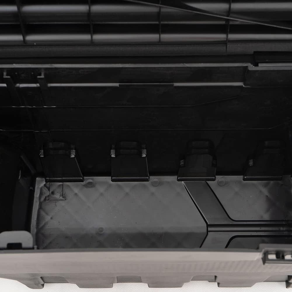 G-PLUS Truck Bed Storage Box Tool Box Driver and Right Passenger Side Compatible with 2007-2020 Toyota Tundra Rear Tool Box 2PCS Set Black
