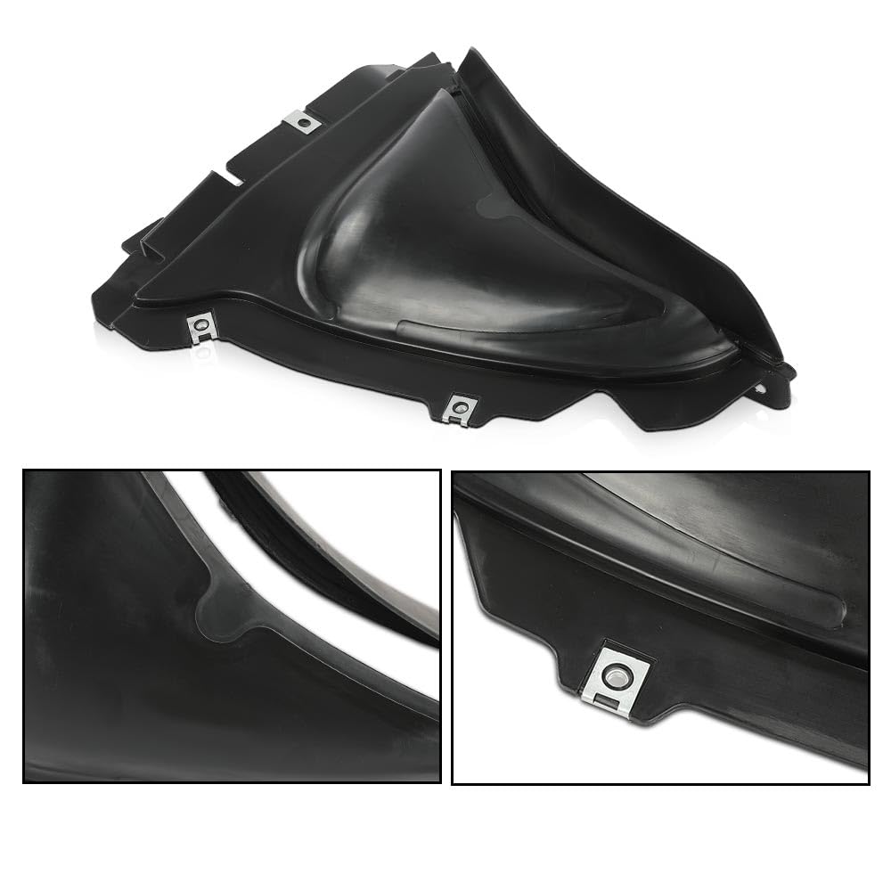 G-PLUS Front Engine Splash Shield Left & Right Side Compatible with BMW 5-Series/Fit 535i 550i 528i Base 2011-2016 2.0L 3.0L 4.4L BM1228155, BM1228154