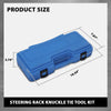 G-PLUS Axial Joint Remover & Installer Steering Rack Knuckle Tie Tool Kit 45 Steel 4 PCS Black
