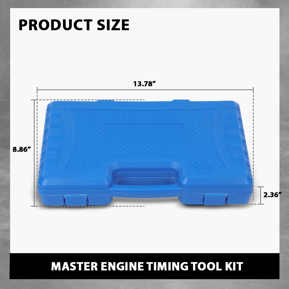 G-PLUS Engine Timing Tool Kit Compatible with VW Audi TSI TFSI EA888 1.8L 2.0L T10355, t40266, T10352, T10352/1 45 Steel Black