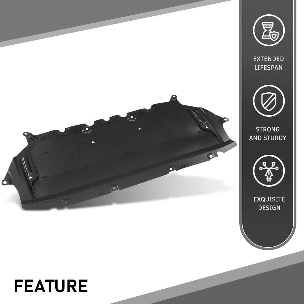 G-PLUS Engine Splash Shield Front Compatible with BMW 530e & 530e xDrive Base 2018-2023,Fit 530i & 530i xDrive & 540i & 540i xDrive Base 2017-2023 51757340168