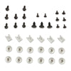 G-PLUS Bumper Filler Screw Install Kit Compatible with 1981-1987 Buick Regal ALL 2 Door Models 16pcs Front & Rear Bumper Filler Screw Hardware Install Kit