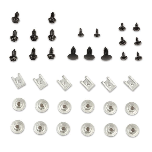 G-PLUS Bumper Filler Screw Install Kit Compatible with 1981-1987 Buick Regal ALL 2 Door Models 16pcs Front & Rear Bumper Filler Screw Hardware Install Kit