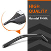 G-PLUS in-Channel Side Window Vent Visor Deflectors Rain Guards Compatible with Dodge Ram 2500 3500 Mega/Crew Cab 2019-2026 Impact-Resistant PMMA 4 PCS Smoky