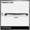 G-PLUS Hood Molding Trim Compatible with Subaru Forester 2017 2018 17 18 91121SG210, SU1235102