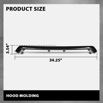 G-PLUS Hood Molding Trim Compatible with Subaru Forester 2017 2018 17 18 91121SG210, SU1235102