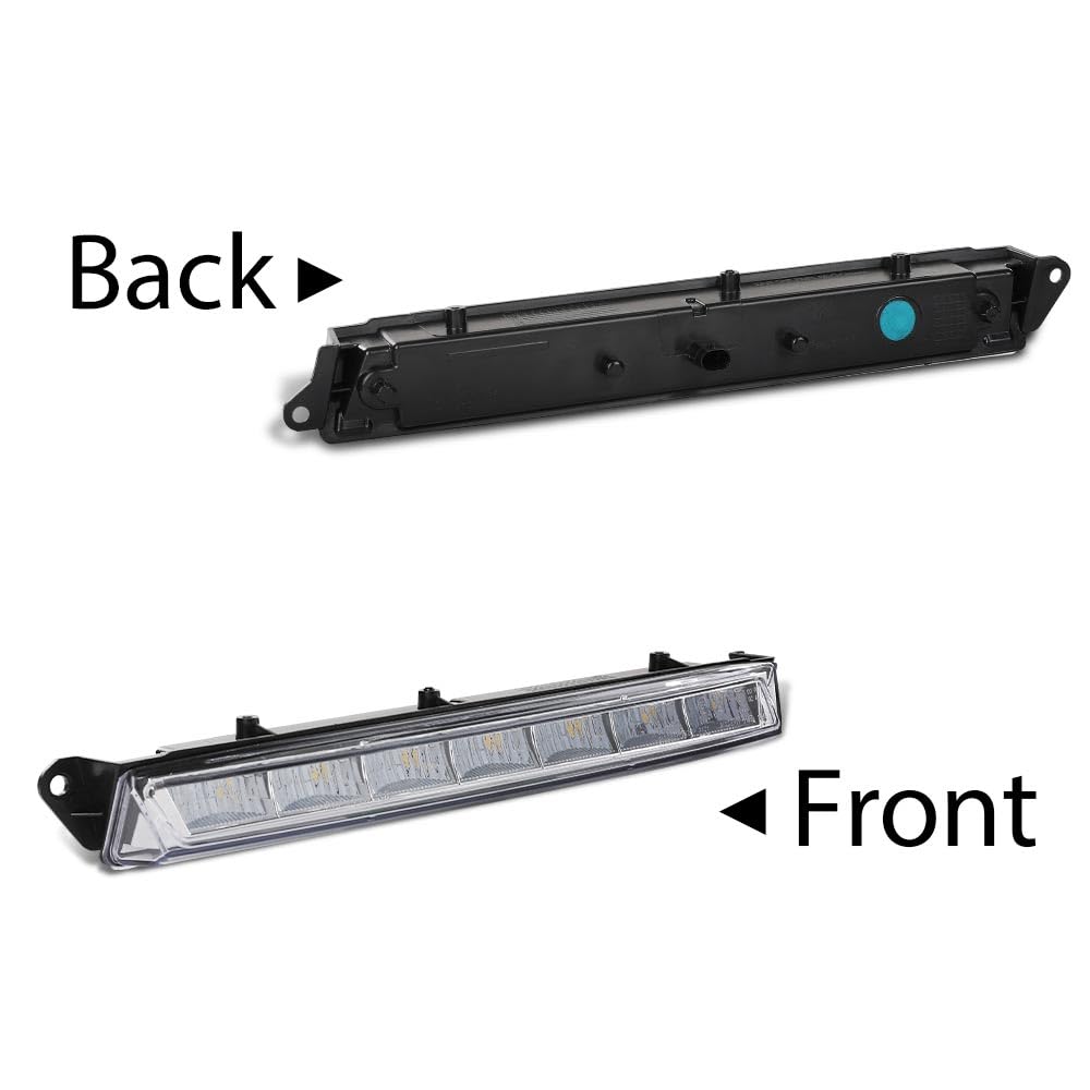 G-PLUS Left LED DRL Daytime Running Fog Light, Compatible with Benz GL-Class X164 GL320 GL350 GL450 GL550 ML63 X166 2007-2013, Driver Side, 1649060351