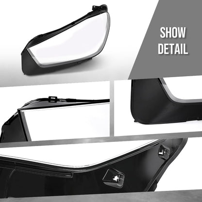 G-PLUS Headlight Lens Cover Compatible with Benz GLE W167 2020 2021 2022 2023 Left Side Front Headlamp Lens Cover Clear