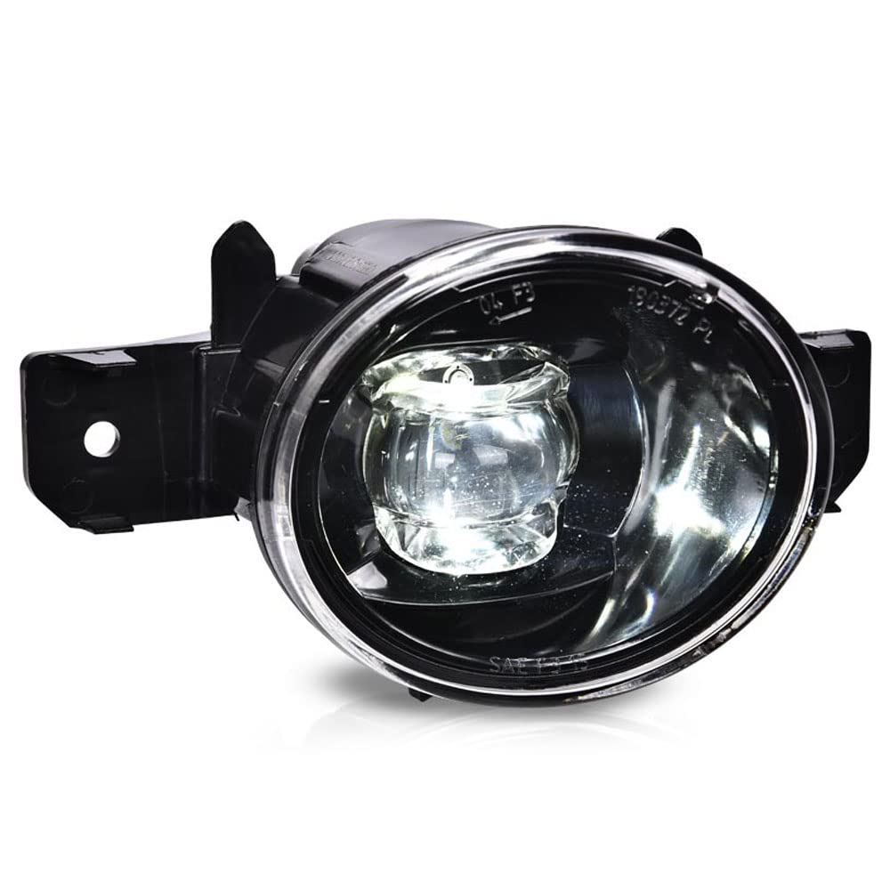 G-PLUS Fog Lights Assembly Compatible with 2019 2020 Nissan Altima 4-Door Sedan S SL SR SV Front Bumper Fog Lights w/Bulb Clear Lens LED Fog Lamps,Passenger (Right)