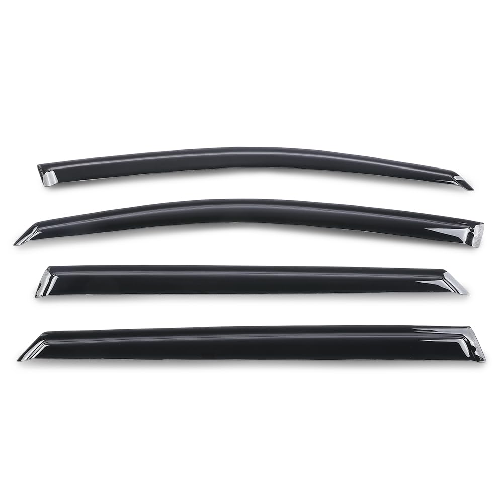 G-PLUS Out-Channel Window Visor Deflectors Tape-On Side Rain Guards Compatible with Subaru Outback(Premium, Limited, Touring) 2020-2025 4PCS Smoky