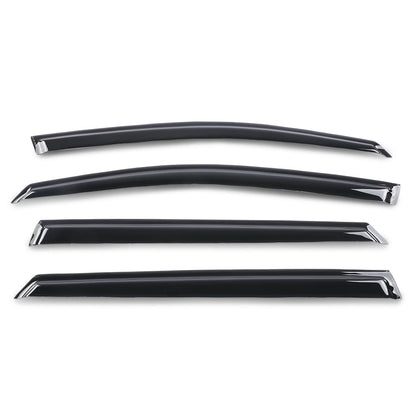 G-PLUS Out-Channel Window Visor Deflectors Tape-On Side Rain Guards Compatible with Subaru Outback(Premium, Limited, Touring) 2020-2025 4PCS Smoky
