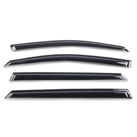 G-PLUS Out-Channel Window Visor Deflectors Tape-On Side Rain Guards Compatible with Subaru Outback(Premium, Limited, Touring) 2020-2025 4PCS Smoky
