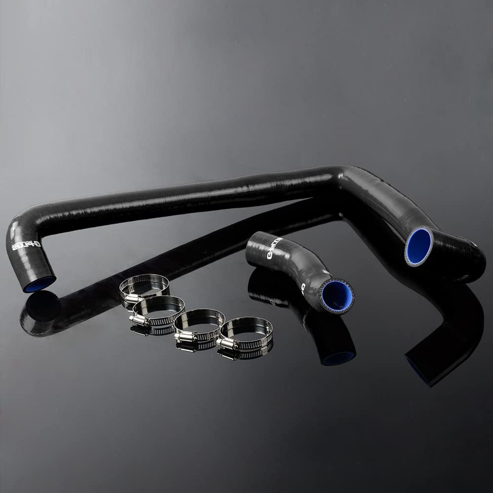 G-PLUS Silicone Radiator Hose Compatible With Nissan 300ZX Twin Turbo GCZ32 Fairlady VG30DET black