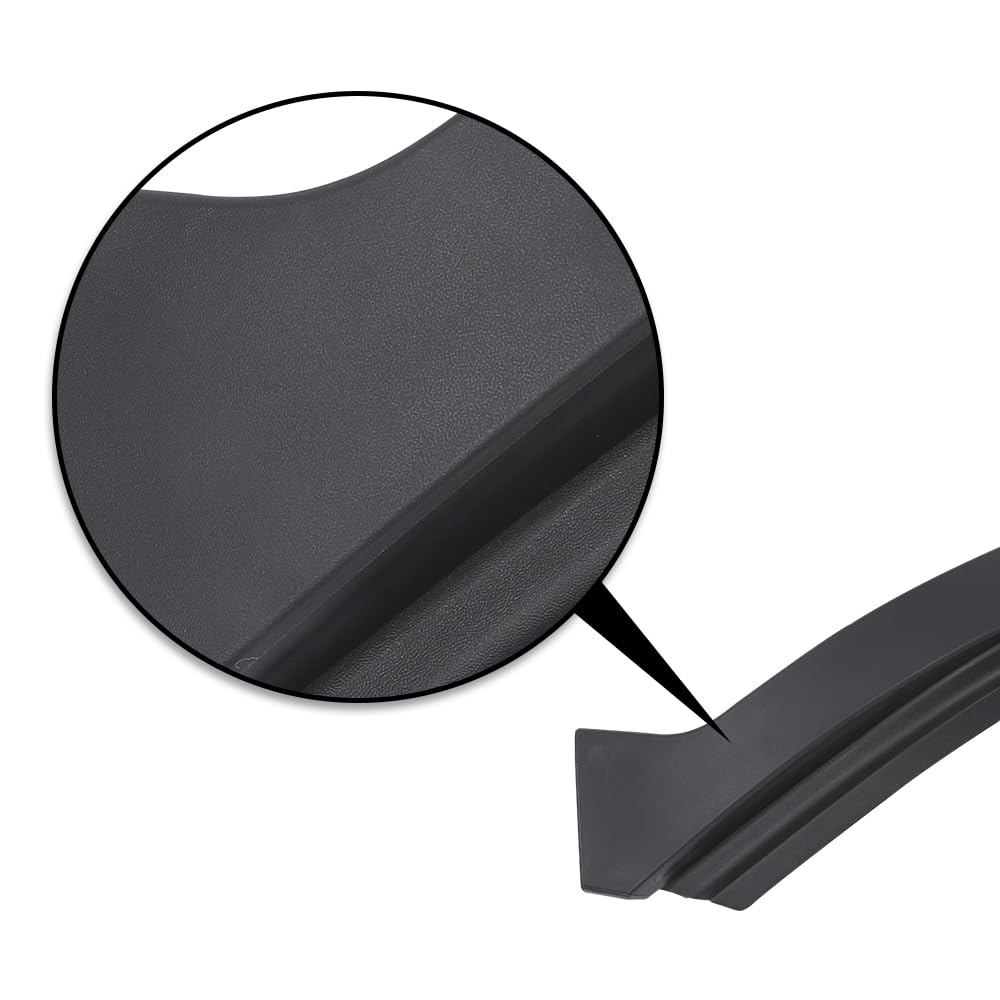 G-PLUS Black Front Right Side Bumper Trim Headlight Compatible with RAM 2500 3500 2010-2018 55372919AD