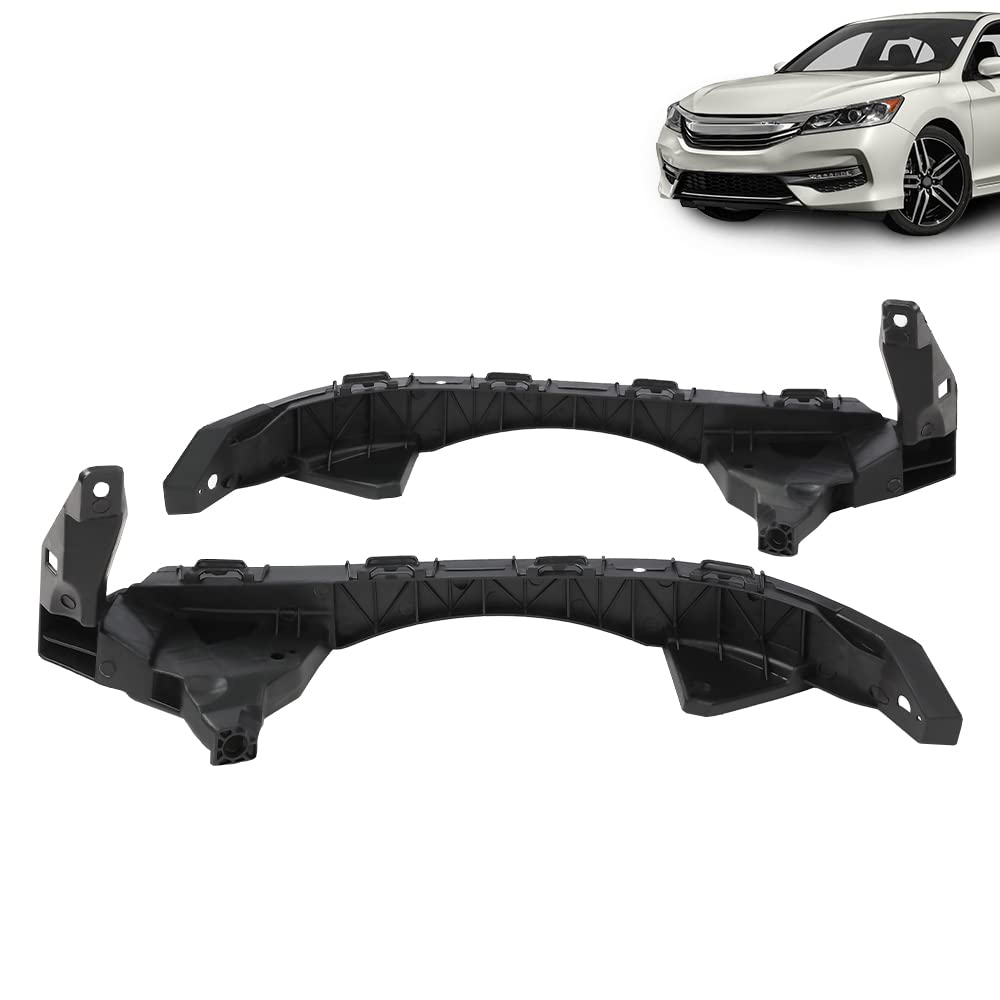 G-PLUS Headlight Bracket Mounting Support Set 2pcs Compatible with 2013-2017 Honda Accord Sedan 71190T2AA01 71140T2AA01