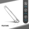G-PLUS Front Bumper Cover Lower Valance Skid Plate Compatible with Benz GLA250 GLA200 Base Trim Model 2014-2017 156-885-36-22