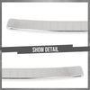 G-PLUS Rear Bumper Skid Plate Compatible with Benz X164 GL-Class GL450 GL500 GL550 2009-2012 A1648840190 Silver