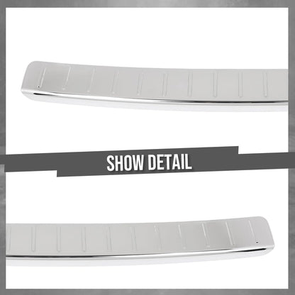 G-PLUS Rear Bumper Skid Plate Compatible with Benz X164 GL-Class GL450 GL500 GL550 2009-2012 A1648840190 Silver