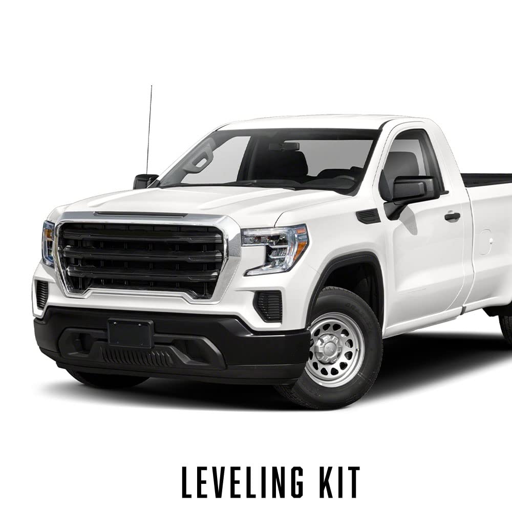 G-PLUS Dual Steering Stabilizer 2"Leveling Kit Compatible With 2007-2018 Chevy/GMC 1500 | 07-20 Yukon (Black color)