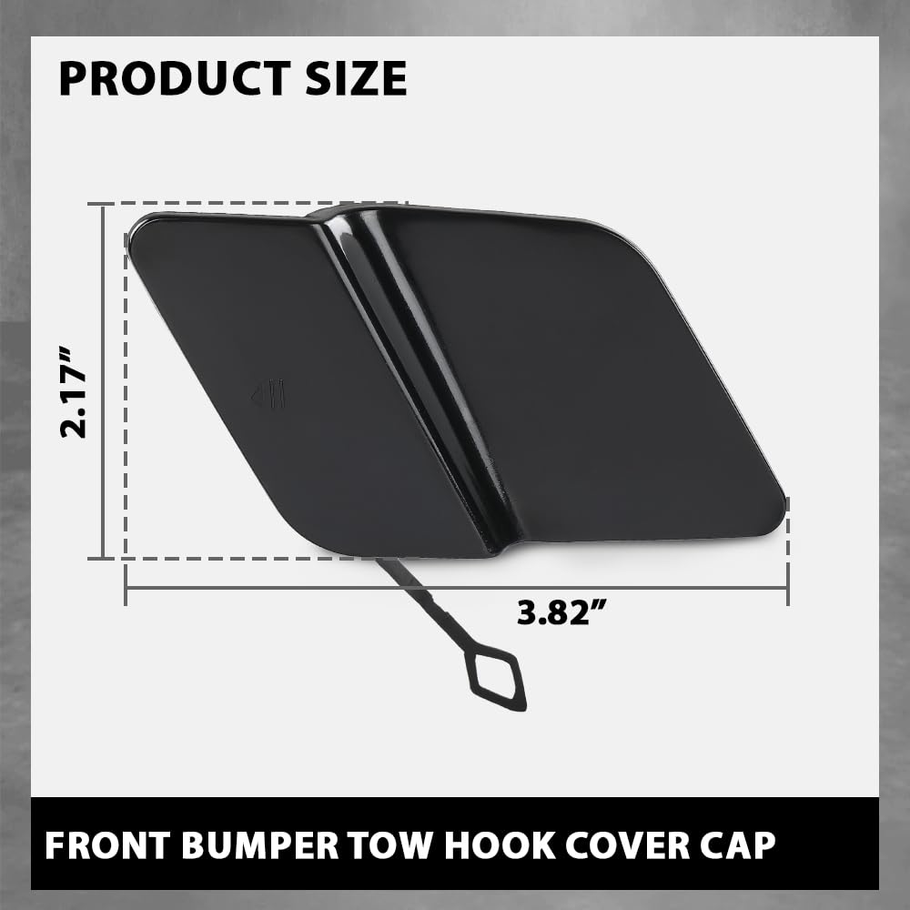 G-PLUS Front Bumper Tow Hook Cover Cap Compatible with Benz GLK-Class X204 GLK250 GLK300 GLK350 2008-2013 2048850224