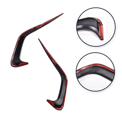 G-PLUS Rear Bumper Spoiler Air Vent Trim Cover Replacement for 2019-2021Bmw 3 Series G20 (Glossy Black)