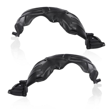 G-PLUS Front Inner Fender Liner Splash Shield Compatible with Toyota Yaris 2007-2012 Driver & Passenger Side 53875-52180 53876-52180 TO1250120 TO1251120