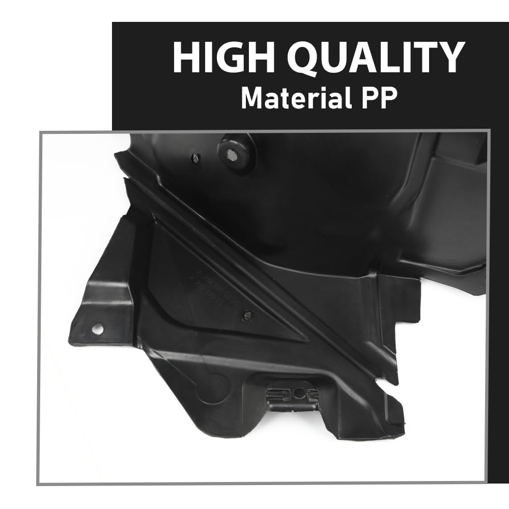 G-PLUS Fender Liner Front Left & Right Side Set Fit Benz E250 (submodel: Bluetec, Bluetec 4Matic) 2014-2016,Fit Benz E300 4Matic 2012-2013, 2015,Fit Benz E350 4Matic 4-Door, Wagon 2011-2014
