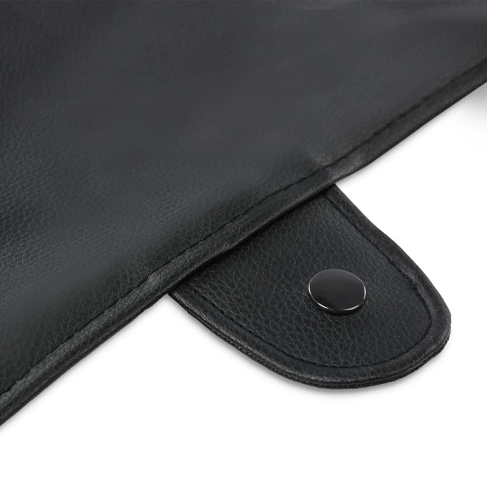 G-PLUS Snowmobiles Seat Cover Compatible with Polaris Indy XC500/600/700 1996-2003 Seat Protector Replacement (Black Synthetic Leather)