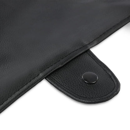 G-PLUS Snowmobiles Seat Cover Compatible with Polaris Indy XC500/600/700 1996-2003 Seat Protector Replacement (Black Synthetic Leather)