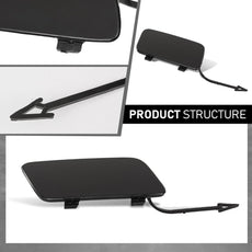 G-PLUS Front Bumper Tow Hook Cover for Audi A6 2009-2010 Black Product Specifications