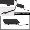G-PLUS Front Bumper Tow Hook Cover, Compatible with Audi A6 3.0L 4.2L 2009 2010, 4F0807441F, Black