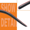 G-PLUS Out-Channel Window Vent Visor Deflectors Tape-On Side Rain Guards Compatible with Ford Transit 2014-2023 2PCS Smoky