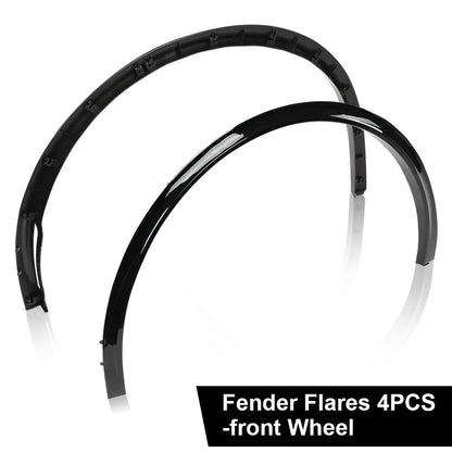 G-PLUS Fender Flares Compatible with Tesla Model Y 2020 2021 2022 2023 2024 Wheel Opening Molding Arch Trim 4PCS Glossy Black