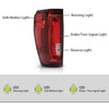 G-PLUS LED Tail Lights Assembly Compatible with GMC Sierra 1500 2019-2023, Fit GMC Sierra 2500 HD 3500 HD 2020-2023, Left & Right Rear Brake Lamps, Red Lens Clear Housing