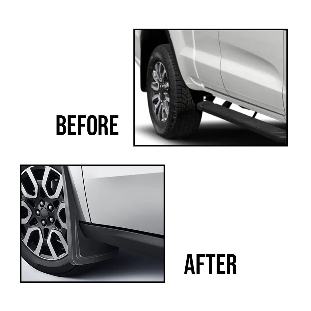 G-PLUS Splash Guards Mud Flaps Set of 4 Compatible with Ford Maverick 2022 2023 NZ6Z-16A550-AA NZ6Z-16A550-BA