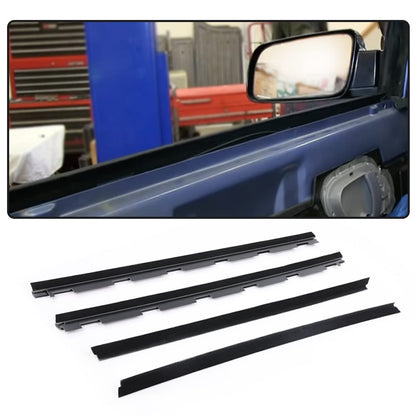 G-PLUS Inner & Outer Window Sweep Felt Seal Weatherstrip Kit Compatible with Chevy Blazer 1992-1994/Fit Chevy C/K 1500 Truck 1988-1999/Fit GMC C/K 1500 Truck 1988-1999 Door Window Belt Weatherstrip