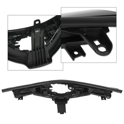 G-PLUS Front Upper Bumper Grille Assembly Gloss Black Compatible with Toyota CHR 2018-2019 53112F4010 53111F4901 53111F4010 TO1200416 TO1200417