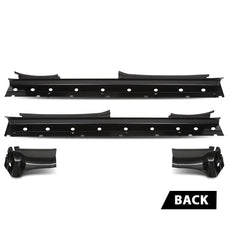 G-PLUS Rocker Panel Cab Corner Kit 4PCS for Chevy Silverado GMC Sierra 2014-2018 Side View