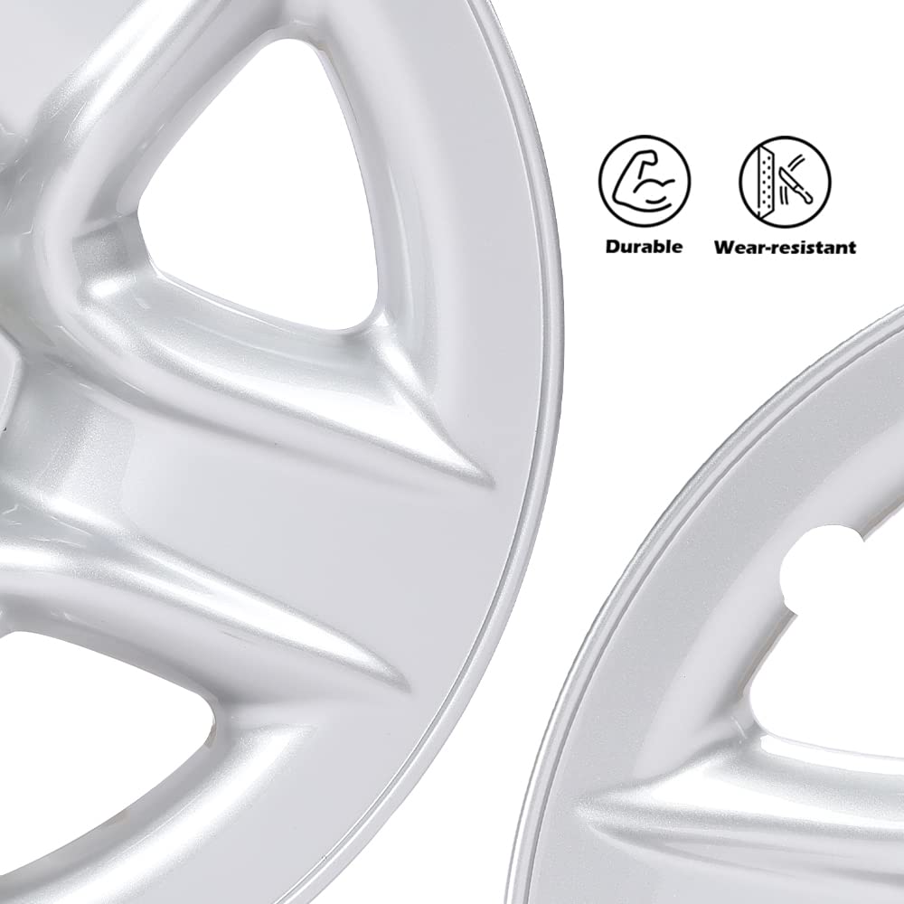 G-PLUS 4pcs Hubcap Wheel Skins, 17” Hubcap Wheel Replacement Covers Compatible with Toyota RAV4 2006-2011, Toyota RAV4 2012 (Gasoline)