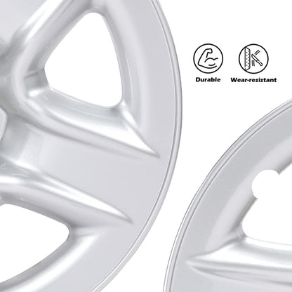 G-PLUS 4pcs Hubcap Wheel Skins, 17” Hubcap Wheel Replacement Covers Compatible with Toyota RAV4 2006-2011, Toyota RAV4 2012 (Gasoline)