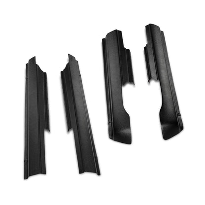 G-PLUS Rocker Panel Covers Compatible with Dodge Ram 1500 2500 Extended Cab 2009-2018 Black
