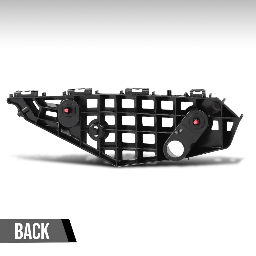 G-PLUS Bumper Bracket Front Left Side Fit Toyota Highlander (submodel: Hybrid LE, Hybrid Limited, Hybrid Platinum, Hybrid XLE, L, LE, Limited, Platinum, XLE) 2020-2023 521460E100, TO1042147 Black