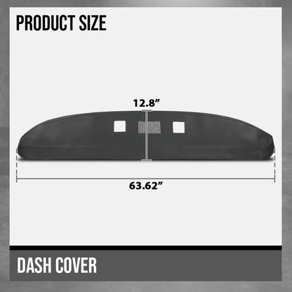 G-PLUS Dash Cover Dashboard Compatible with Ford F100 1967-1972 Black