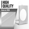 G-PLUS Behind Seat Cab Corner Speaker Mounting Brackets Compatible with Chevy GMC C10 Single Cab or Crew Cap Pickup 1973-1987, Fit 6x9 Speakers Silver