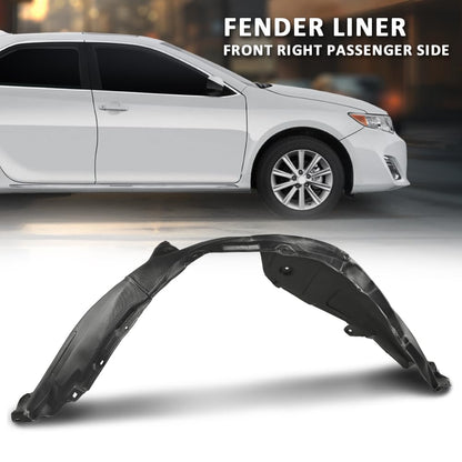 G-PLUS Front Passenger Side Fender Liner Compatible with Toyota Camry L LE XLE 2012-2014,Fit Toyota Camry Hybrid 2012-2014 TO1249160